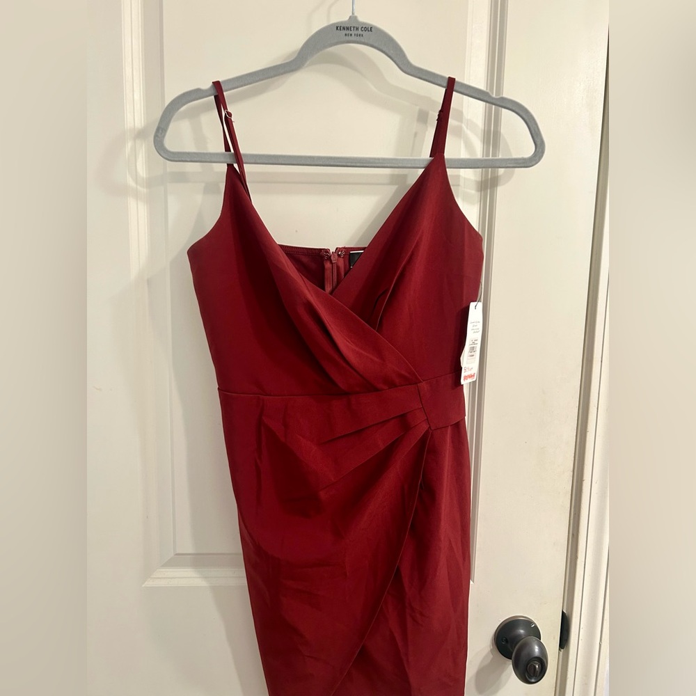NWT American Threads Deep Red Mini Dress